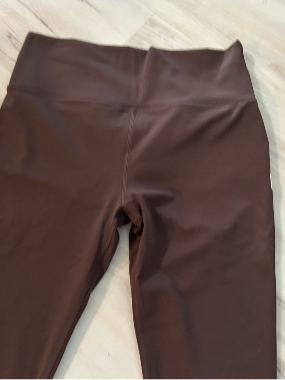 Vuori AllTheFeels Leggings Sz L VW4018 Brown High Rise Yoga Pilates Athleisure - Picture 3 of 14